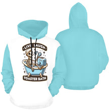 Load image into Gallery viewer, Live Laugh Toaster Bath All Over Print Hoodie Unisex (USA Size) (Model H13)