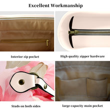 Load image into Gallery viewer, Rose Clover Canvas Tote Bag (Model 1661)