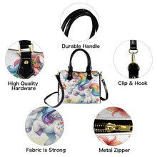 Load image into Gallery viewer, Unicorn Boston Handbag-Black Handle (Model 1746)