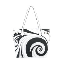 Load image into Gallery viewer, Swirl Clover Canvas Tote Bag (Model 1661)