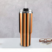Load image into Gallery viewer, Stripes 40oz Tumbler with Black Handle