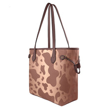 Load image into Gallery viewer, Copper Cow Clover Canvas Tote Bag (Model 1661)