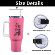 Load image into Gallery viewer, Winging It 40oz Tumbler with White Handle