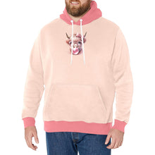 Load image into Gallery viewer, Moo Unisex  Long Sleeve Fleece Hoodie (Model H55)