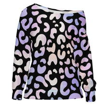 Load image into Gallery viewer, So wild Off Shoulder Sweatshirt Hatless hoodie