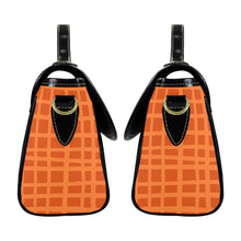 Load image into Gallery viewer, Orange Multi-Function Satchel-Black (Model 1740)