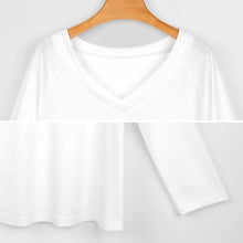 Load image into Gallery viewer, Peachy Floral Long Sleeve Loose Tee (TLREV2) Long sleeve loose tee