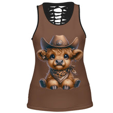 Load image into Gallery viewer, West Women’s Hollow Out Tank Top Hollow out vest