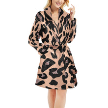 Load image into Gallery viewer, Copper Safari Women's All Over Print Night Robe