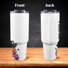 Load image into Gallery viewer, It's Not a Stanley 40oz Tumbler with White Handle