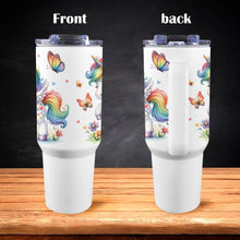 Load image into Gallery viewer, Unicorn 40oz Tumbler with White Handle