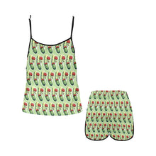 Load image into Gallery viewer, Pickles Women's Spaghetti Strap Short Pajama Set