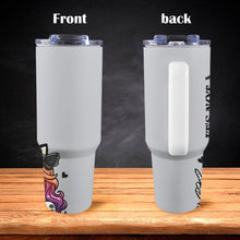 Load image into Gallery viewer, It's Not a Stanley 40oz Tumbler with White Handle