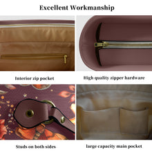 Load image into Gallery viewer, Floral Clover Canvas Tote Bag (Model 1661)