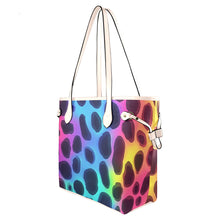 Load image into Gallery viewer, Leopard Print Clover Canvas Tote Bag (Model 1661)