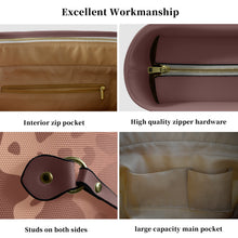 Load image into Gallery viewer, Copper Cow Clover Canvas Tote Bag (Model 1661)