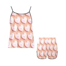 Load image into Gallery viewer, Cookies Women's Spaghetti Strap Short Pajama Set
