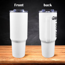 Load image into Gallery viewer, It's Not a stanley 40oz Tumbler with White Handle