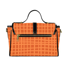 Load image into Gallery viewer, Orange Multi-Function Satchel-Black (Model 1740)