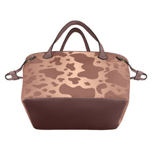 Load image into Gallery viewer, Copper Cow Clover Canvas Tote Bag (Model 1661)