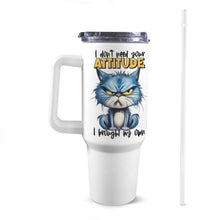 Load image into Gallery viewer, Sarcasm 40oz Tumbler with White Handle