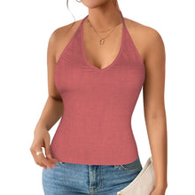 Load image into Gallery viewer, Beauty Women's V-Neck Halter Top (Model T83)
