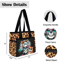Load image into Gallery viewer, Skel Kitty Large Capacity Tote Bag-Small (Model 1738)