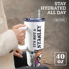 Load image into Gallery viewer, It's Not a Stanley 40oz Tumbler with White Handle