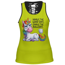 Load image into Gallery viewer, Unicorn Farts Women’s Hollow Out Tank Top Hollow out vest