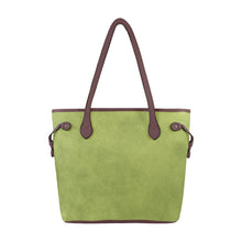 Load image into Gallery viewer, Golden Autumn Clover Canvas Tote Bag (Model 1661)