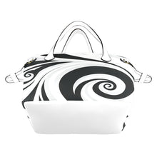 Load image into Gallery viewer, Swirl Clover Canvas Tote Bag (Model 1661)