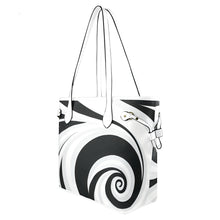 Load image into Gallery viewer, Swirl Clover Canvas Tote Bag (Model 1661)