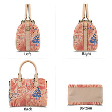 Load image into Gallery viewer, Peachy B Boston Leather Handbag-Khaki Handle (Model 1746)