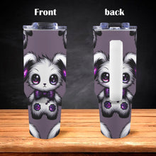 Load image into Gallery viewer, Gothic cute 3 40oz Tumbler with White Handle