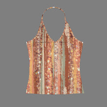 Load image into Gallery viewer, Autumn Women's V-Neck Halter Top (Model T83)