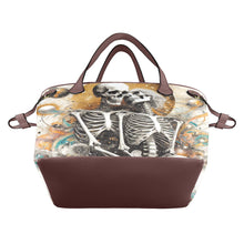 Load image into Gallery viewer, Skeleton Lovers Clover Canvas Tote Bag (Model 1661)