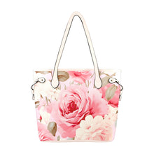 Load image into Gallery viewer, Rose Clover Canvas Tote Bag (Model 1661)