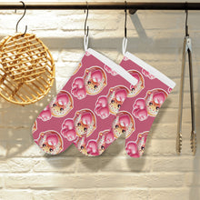 Load image into Gallery viewer, Donut Linen Oven Mitt (Two Pieces)