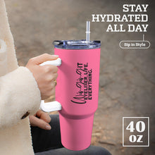 Load image into Gallery viewer, Winging It 40oz Tumbler with White Handle