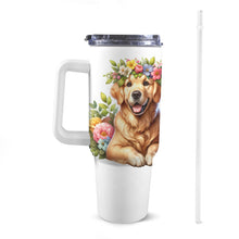 Load image into Gallery viewer, Golden Retriever 40oz Tumbler with Handle