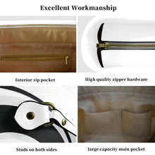 Load image into Gallery viewer, Swirl Clover Canvas Tote Bag (Model 1661)