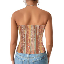 Load image into Gallery viewer, Autumn Women's V-Neck Halter Top (Model T83)