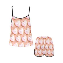 Load image into Gallery viewer, Cookies Women's Spaghetti Strap Short Pajama Set