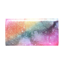 Load image into Gallery viewer, Pink galaxy Women's Flap Wallet (Model 1707)