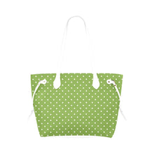 Load image into Gallery viewer, GREEN Dots Clover Canvas Tote Bag (Model 1661)