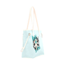 Load image into Gallery viewer, Wild and Free Clover Canvas Tote Bag (Model 1661)