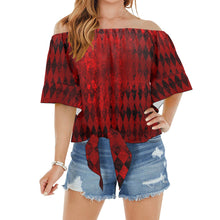 Load image into Gallery viewer, VR Off Shoulder Knot Front Blouse (Model T71)