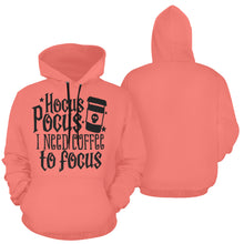 Load image into Gallery viewer, HocusPocusINeedCoffee All Over Print Hoodie for Unisex (USA Size) (Model H13)