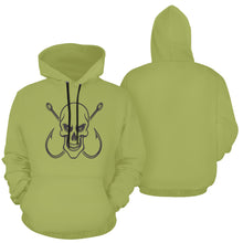 Load image into Gallery viewer, Skull and Hooks All Over Print Hoodie for Unisex (USA Size) (Model H13)