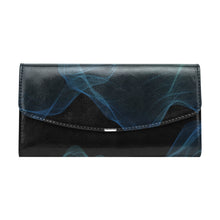 Load image into Gallery viewer, Blue Smoke Women's Flap Wallet (Model 1707)